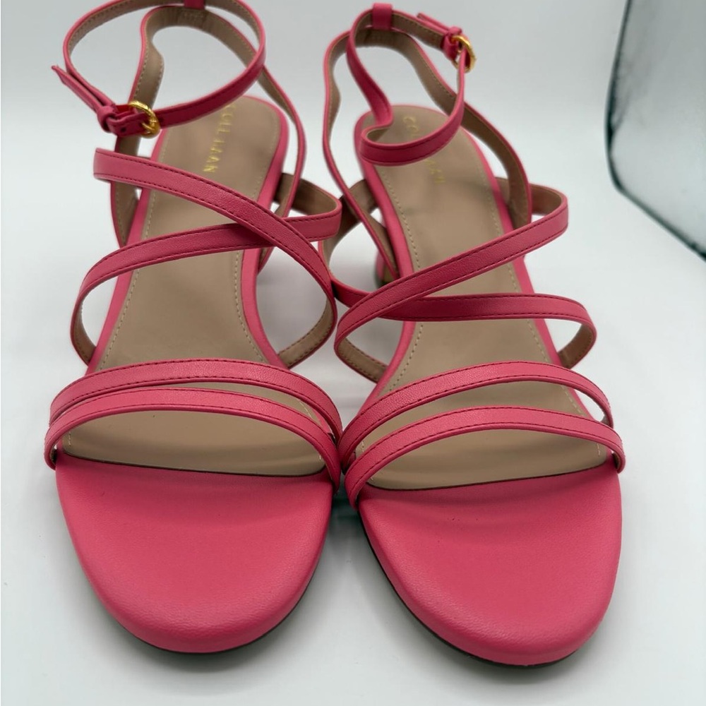 New Cole Haan Women's Pink Addie strap sandals/heels 8